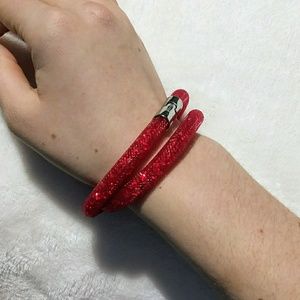 Red Stardust Swarovski Bracelet/Necklace